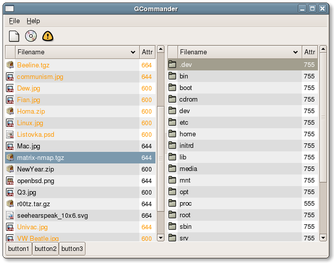 Screenshot of GCommander